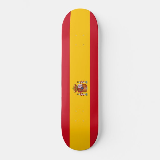 Skateboard Drapeau espagnol (Espagne) (Recto)