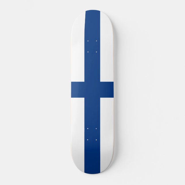 Skateboard Drapeau finlandais (Finlande) (Recto)