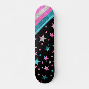Skateboard Drapeau Gay pride étoilé Parties scintillant de tr