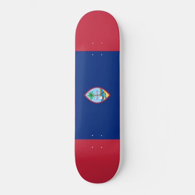 Skateboard Drapeau Guam (Recto)