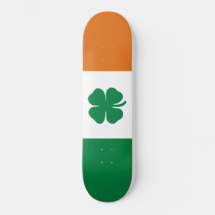 Skateboard Drapeau irlandais Patriotique Irlande Drapeau quat
