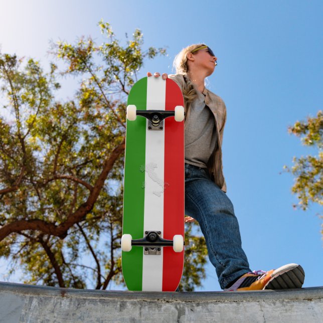 Skateboard Drapeau italien (Extérieur 1)
