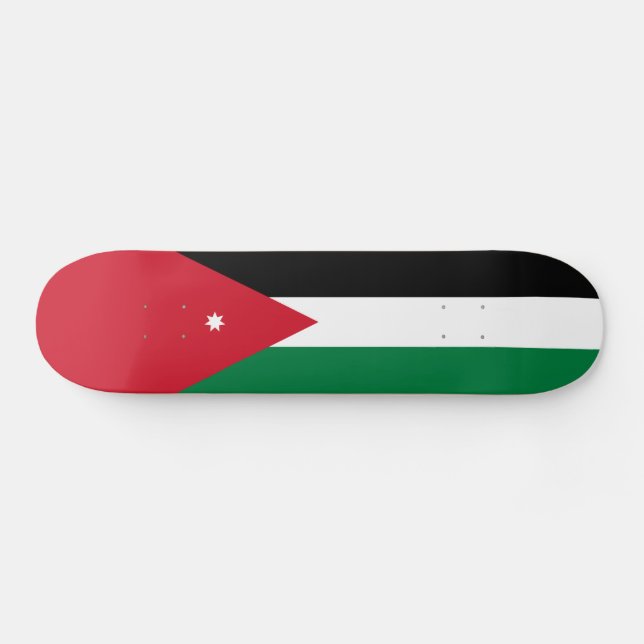 Skateboard Drapeau Jordanie (Horz)