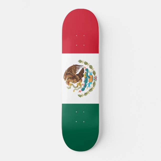 Skateboard Drapeau mexicain (Mexique) (Recto)