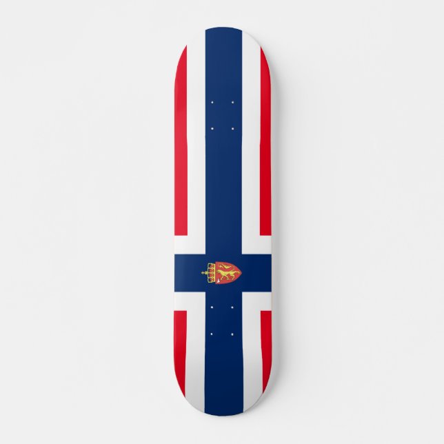 Skateboard Drapeau norvégien (Devant)