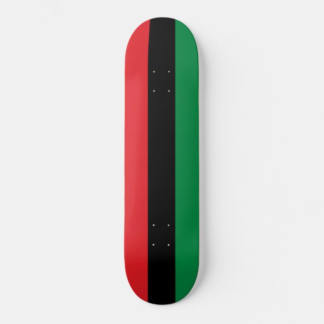 Skateboard Drapeau panafricain (Recto)