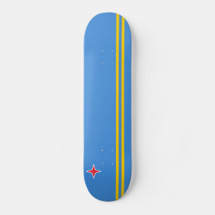 Skateboard Drapeau patriotique d'Aruba