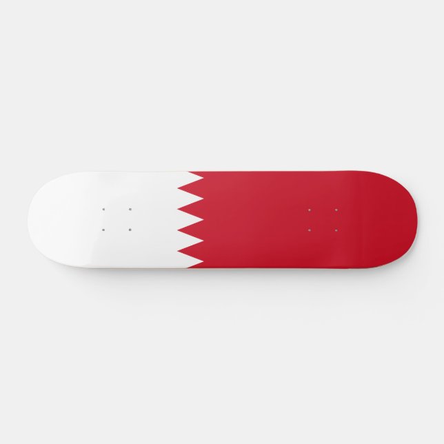 Skateboard Drapeau patriotique de Bahreïn (Horz)