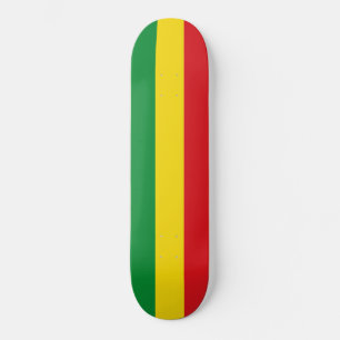 Skateboard Drapeau rastafarien Rasta Ethiopie