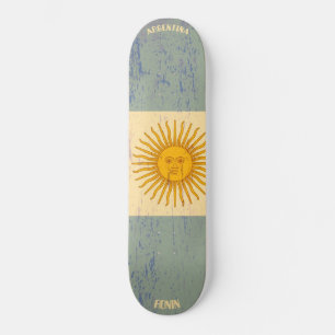 Skateboard Drapeau RONIN Argentina Apex Pro Planche à skateb