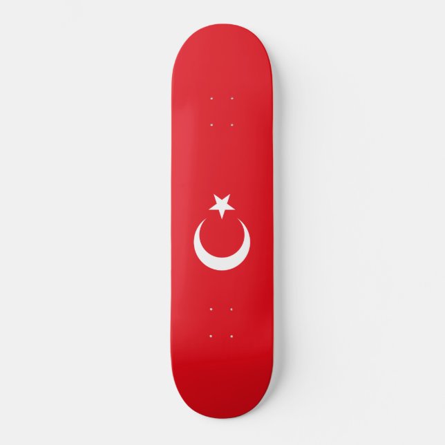 Skateboard Drapeau turc (Turquie) (Recto)