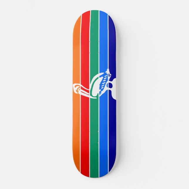 Skateboard Drapeau urbain de Saint-Pétersbourg (Floride) (Recto)