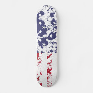 Skateboard Drapeau USA /USA effet KCALIMA par Masanser