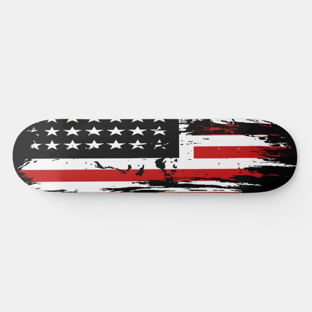 Skateboard Drapeau vintage (Horz)