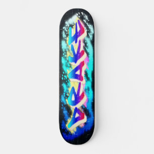 Skateboard DRAPEZ Personnalisé Customisé Graffiti Skateboar