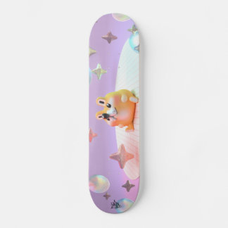 Skateboard Dreamy little bear, bubbles, et stars-yoga