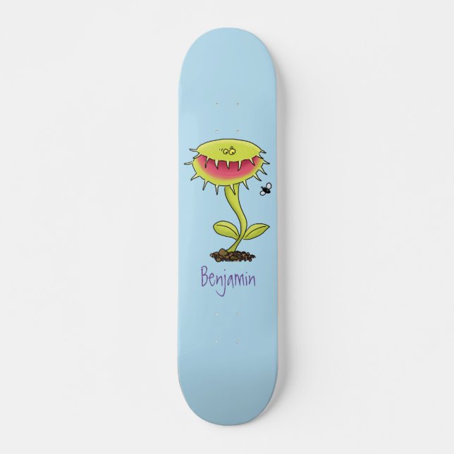 Skateboard Drôle carnivore Vénus piège à mouches plante dessi (Devant)