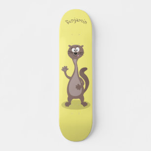 Skateboard Drôle dessin animé en toile