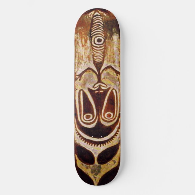 Skateboard du Bouclier tribal maori (Recto)