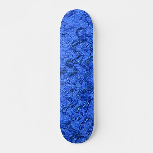 SKATEBOARD EAU DE FLUX BLEU (Devant)