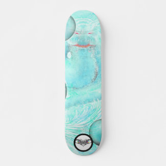Skateboard Eau léviathan de la boule de dragon bleu émergeant