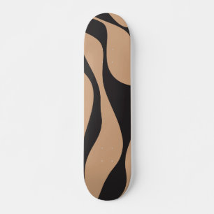 Skateboard Ebb et flux 4 en tan et noir