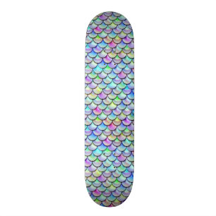 Skateboard Échelles de sirène de bulle d'arc-en-ciel de Falln