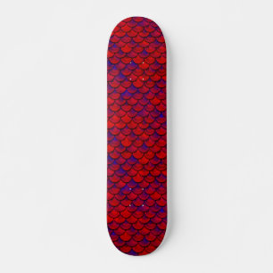Skateboard Échelles rouge et violet