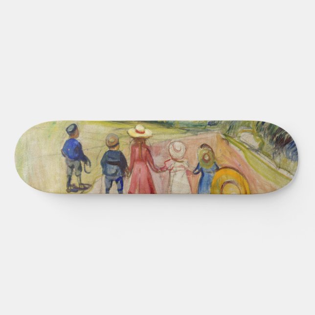 Skateboard Edvard Munch - La forêt Fairytale (Horz)