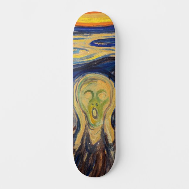 Skateboard Edvard Munch - Le cri 1910 (Recto)