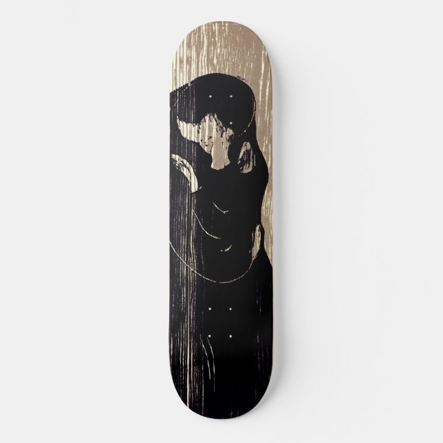 Skateboard Edvard Munch - Le Kiss IV (Recto)