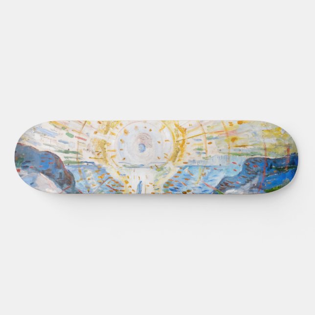 Skateboard Edvard Munch - Le Soleil 1912 (Horz)