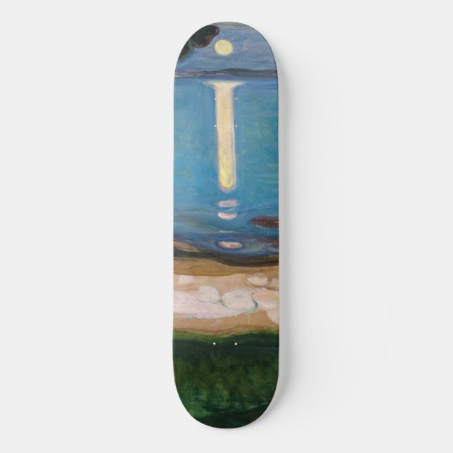 Skateboard Edvard Munch - Lune (Recto)