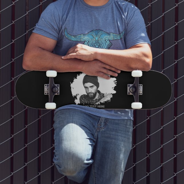 Skateboard Effet photo personnalisé moderne (Extérieur 3)