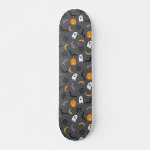Skateboard Éffrayant Halloween Bat Ghost Cauldron Motif
