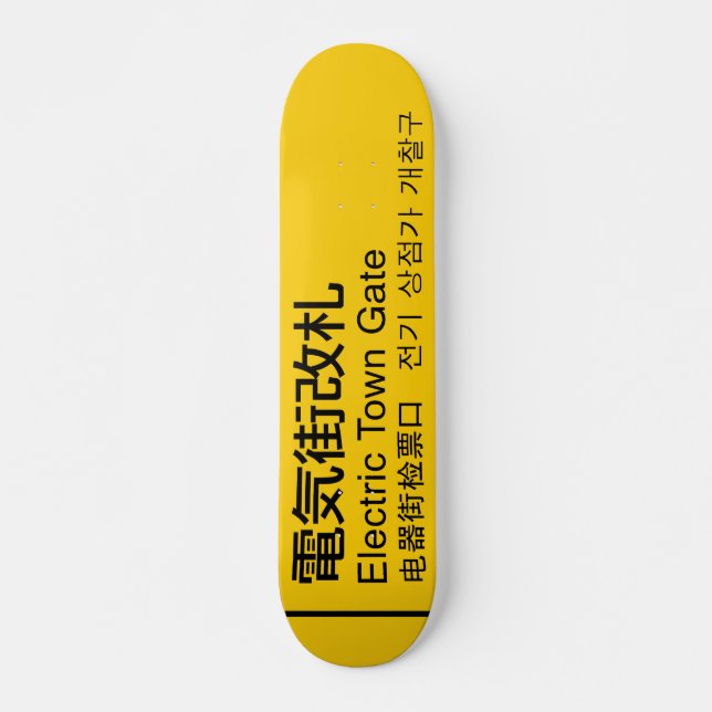 Skateboard Electric Town Gate Rail (Devant)