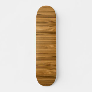 Skateboard Elegant Wood Grain