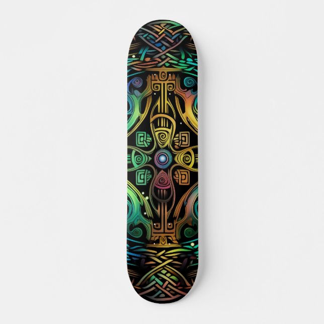 Skateboard Élever votre patinage avec la croix des Raiders (Devant)