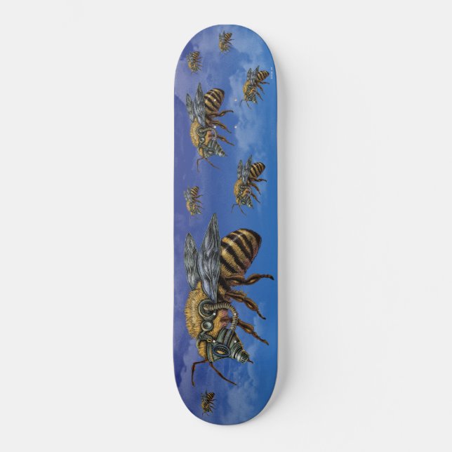 Skateboard Emek "abeilles " (Recto)