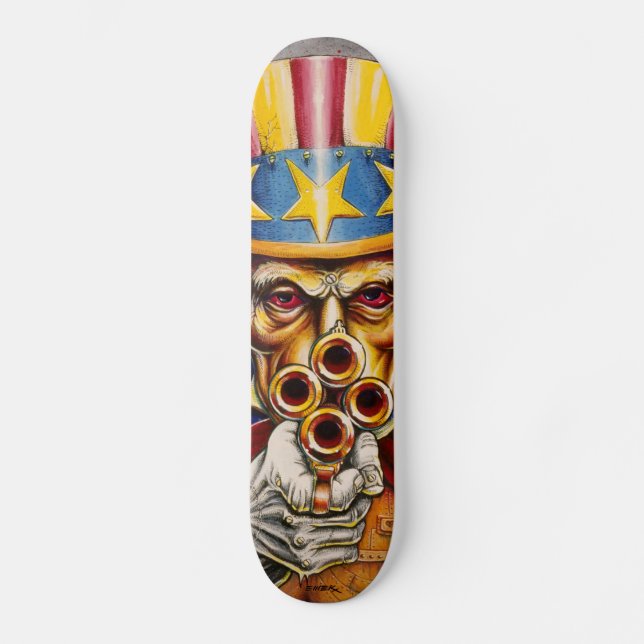 Skateboard Emek "oncle Scam " (Recto)
