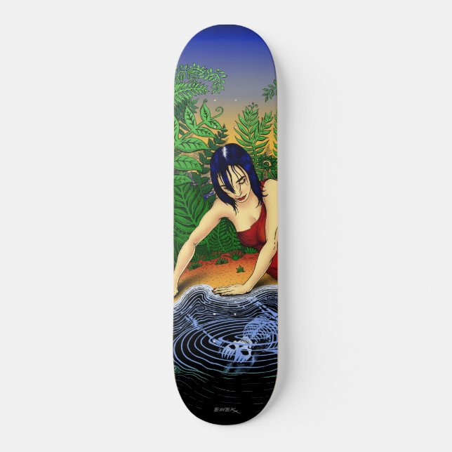 Skateboard Emek "réflexion " (Recto)