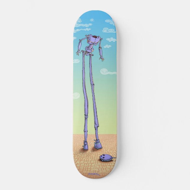 Skateboard Emek "robot " (Recto)