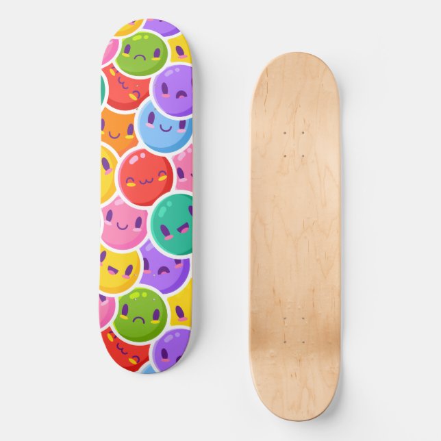 Skateboard Émoticon (Recto)
