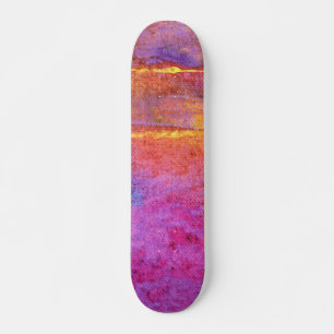 Skateboard Emotion du soir Expressive Abstraite