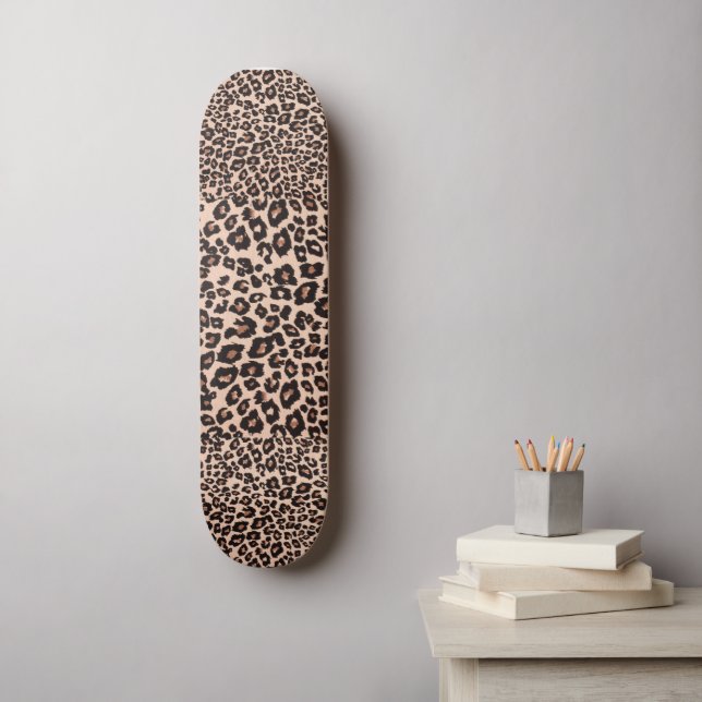Skateboard Empreinte de léopard (Art mural)