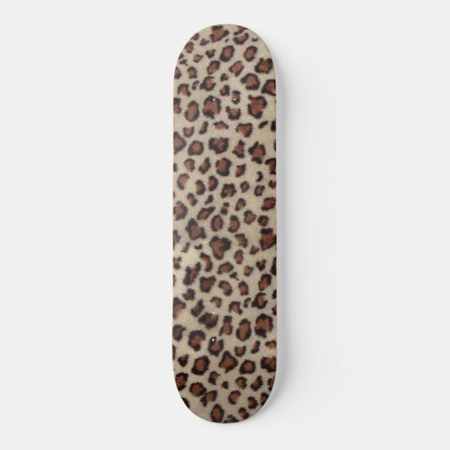Skateboard Empreinte de léopard (Recto)