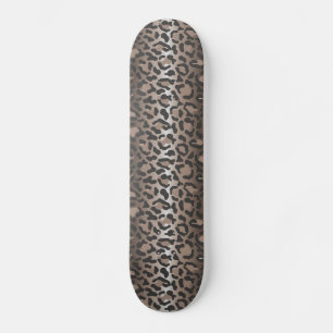 Skateboard Empreinte de léopard