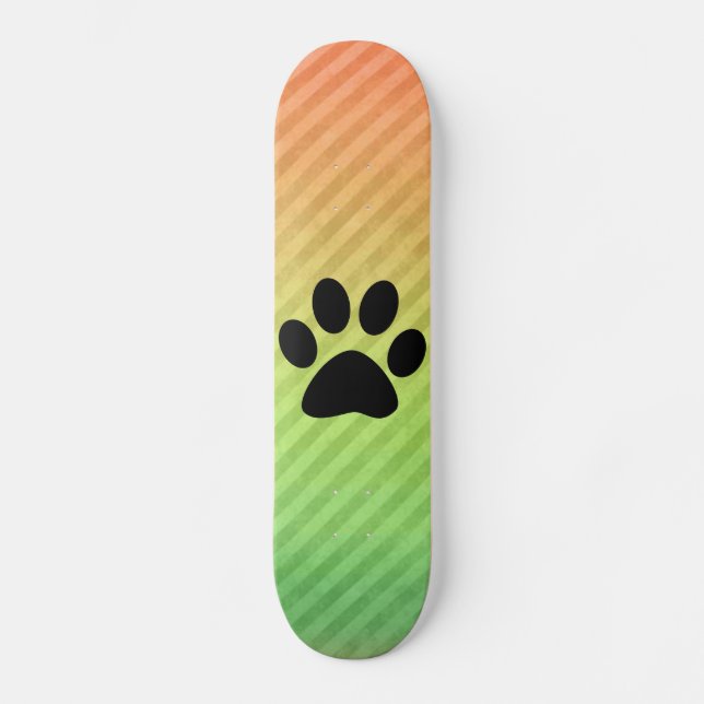 Skateboard Empreinte de patte (Recto)
