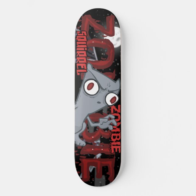 Skateboard en mousse d'écureuil Zombie (Recto)