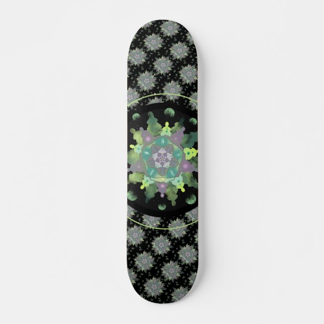 Skateboard Enfant Nature Mandala Motif (Devant)